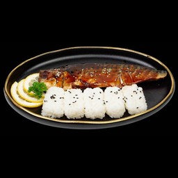 202.ข้าวหน้าปลาซาบะย่างซอสเทอริยากิ