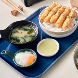 ข้าวกุ้งเทมปุระซอสซีฟู้ด