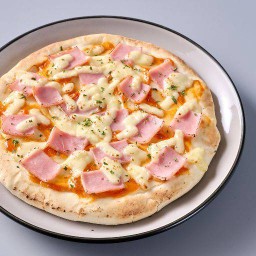Pizza แฮมชีส แป้งกรอบ