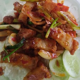 Crispy Pork Chili Paste With Rice