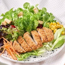 Fried Pork Tonkatsu Salad