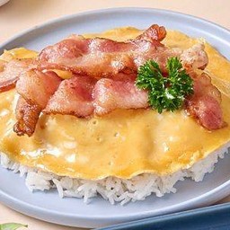 Bacon Soft Egg Rice