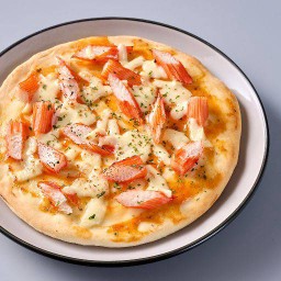 Pizza ปูอัดชีส แป้งกรอบ