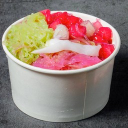 ซาหริ่ม+ทับทิมกรอบ น้ำกะทิ