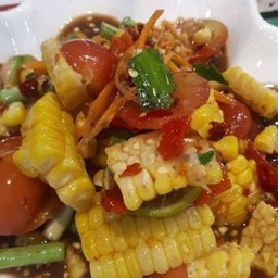 ตำปลาร้า_ข้าวโพด