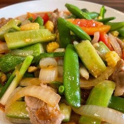 ผัดเปรี้ยวหวาน (จิ้มเพื่อเลือกวัตถุดิบ)