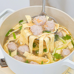 ต้มจืดไข่เจียวหมูเด้ง