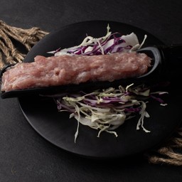 S4.หมูกระบอกคุโรบุตะ (1P)-Kurobuta Minced