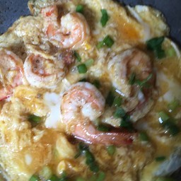 กุ้งสดไข่ลาวา