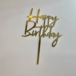 ป้าย HBD สีทอง #01