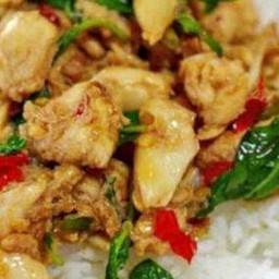 ขัาวกะเพราไก่