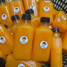 อภิรัตน์น้ำส้มคั้นสด @ตลาดนัดวัดอมรญาติ ตลาดนัดวัดอมรญาติ