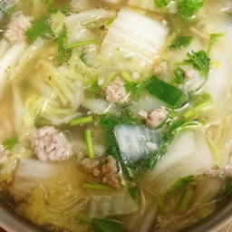 ต้มจืดผัดกาดขาวหมูสับ