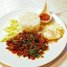 ข้าวกระเพราไก่