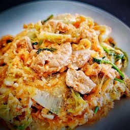 สุกี้แห้งหมู