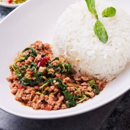 ข้าวกะเพราหมูสับ