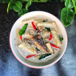 ปลาทูต้มกะทิไหลบัว
