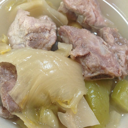 ต้มจืดเกียมฉ่าย ซี่โครงหมู