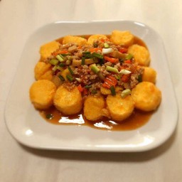 เต้าหู้ทรงเครื่องหมูสับ