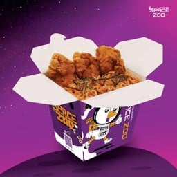 รามยอมฟาร์ อะเวย์โรเซ่ + ไก่ทอดสเปซซู 3 ชิ้น