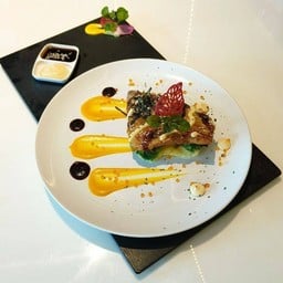 สเต็กปลากะพงทอดสไตล์ญี่ปุ่น