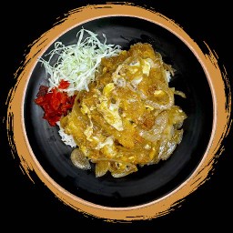 ข้าวหมูทอดซอสญี่ปุ่น