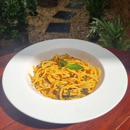 สปาเกตตี้พริกเผาหอยลาย