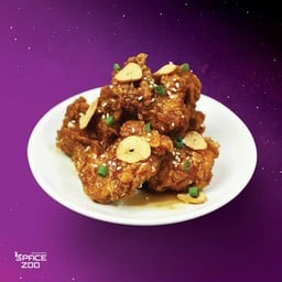 ไก่ทอด การ์ลิคซี่ 5 ชิ้น