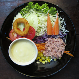 สลัดทูน่า+ปูอัด