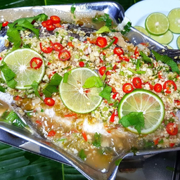 N62 Steamed Sea Bass with Lime 柠檬蒸鲷鱼