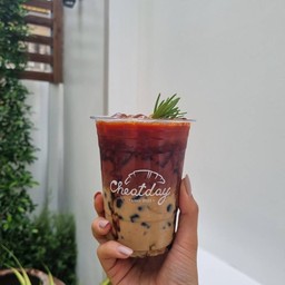 ชาไทยบราวชูการ์ Red Thai Tea Brown Sugar