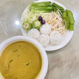 น้ำยาขนมจีน(ปลาน้ำดอกไม้)ขายดีหอมอร้อยสุดๆแถมผักแน่น