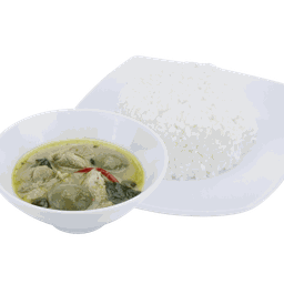 ข้าวแกงเขียวหวานไก่