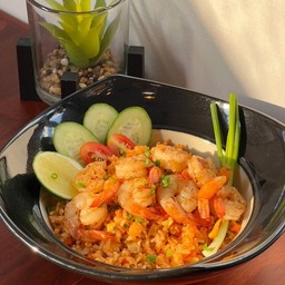 ข้าวผัดมันกุ้ง