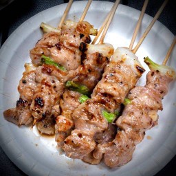 ไก่ย่างต้นหอม ชุดโปร 7 ไม้