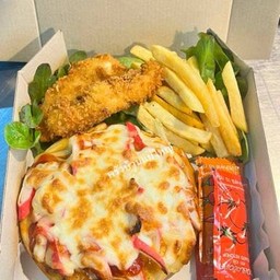 Set Pizza S ไก่+ เฟรนช์ฟรายส์