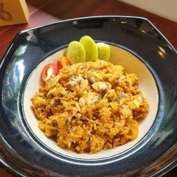 ข้าวผัดพริกเผาหอยลาย.