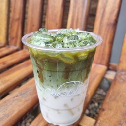 ชาเขียวมัทฉะคาราเมล Matcha Green tea Latte Caramel
