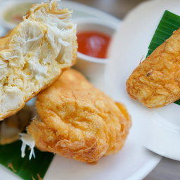 N14 Crab omelet 150 grams 煎蛋卷（150克）