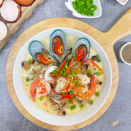 N59 Strem eeg with seafood