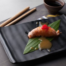 37.ซูชิแซลมอนมิโซะ-Salmon Miso