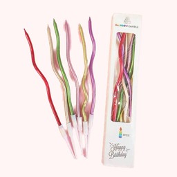 เทียนเกาหลี สีเมทัลลิค