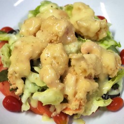 กุ้งทอดครีมสลัด