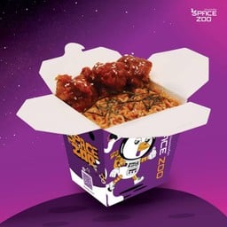 รามยอมฟาร์ อะเวย์โรเซ่ + ไก่ทอดซันไฟร์ 3 ชิ้น
