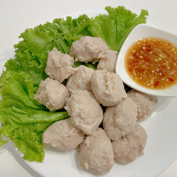 N63 Boiled Bouncy Pork with Dipping Sauce 弹跳猪肉蘸酱