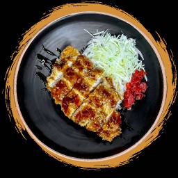 ข้าวหมูทอดซอสเทอริยากิ