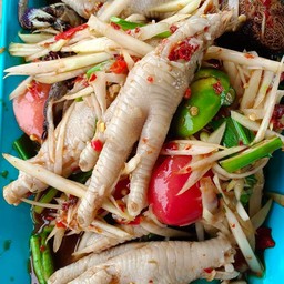 ตำตีนไก่