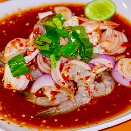 ยำกุ้งสองใจ