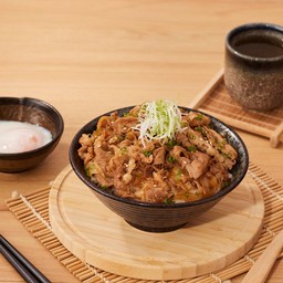 ข้าวหน้าหมูสไลด์ญี่ปุ่น