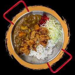 ข้าวโก๋กะหรี่ไก่คาราอาเกะ